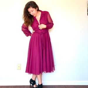 Vintage Union Made Tyrian Dress